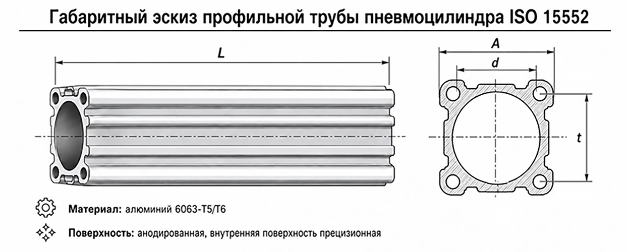Габаритный размер профильной трубы Габаритный размер профильной трубы